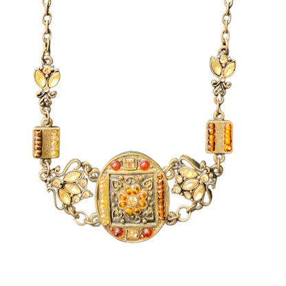 Amber Shields Necklace